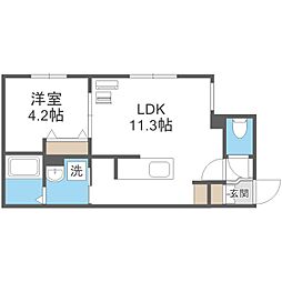 アーバス南10条 3階/-