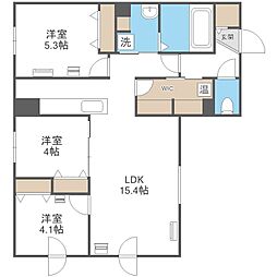 アーバス南10条 3階