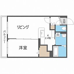 シナモン 1LDKの間取図画像