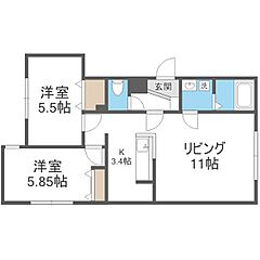 物件の間取り