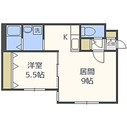 レストシティ琴似 2階