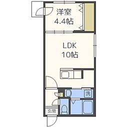 アルファ山の手南 1階