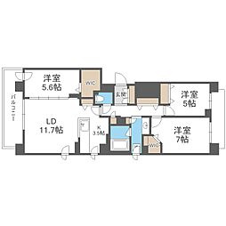 ル・コルヌイエ山鼻 2階/-