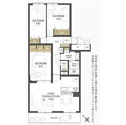 間取図画像 3LDK