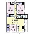 ディアコート木太4階6.9万円