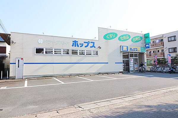 ドラッグストアホップス長岡店まで徒歩3分（約226ｍ）