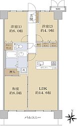 間取図画像 3LDK