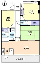 ラ・フォレ23 3LDKの間取図画像