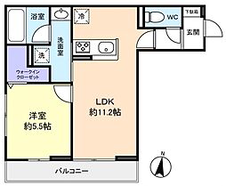 間取図画像 1LDK