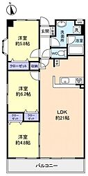 ARDERHILLS 3LDKの間取図画像