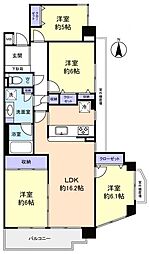 ベルパーク八千代森の街R棟リバーフォレスト棟 4LDKの間取図画像