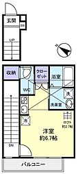 TERRACEMAM ワンルームの間取図画像