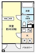 ＦＬＡＴ　Ｙ（フラットワイ）  ｜ 千葉県習志野市藤崎2丁目（賃貸マンション1K・2階・27.00㎡） その1