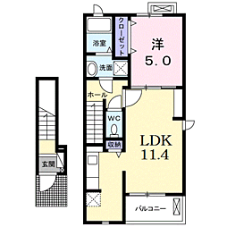 間取図画像 1LDK
