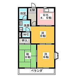 間取図画像 3DK