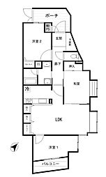 間取図画像 3LDK