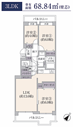 間取図画像 3LDK