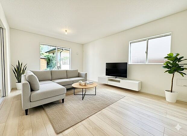 リビングダイニング 同社施工例となります。 ※家具はイメージパースとなります。