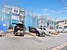 外観：現況；建築中