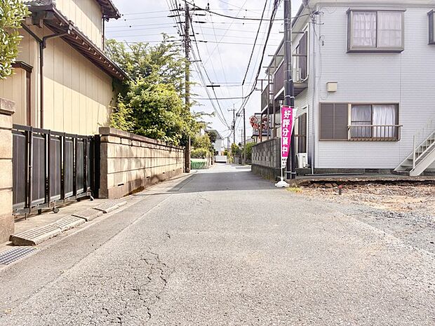 接道状況:東側約4m市道