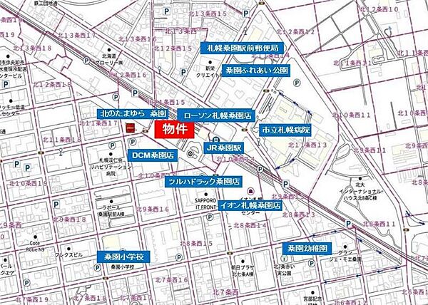 地図を拡大表示