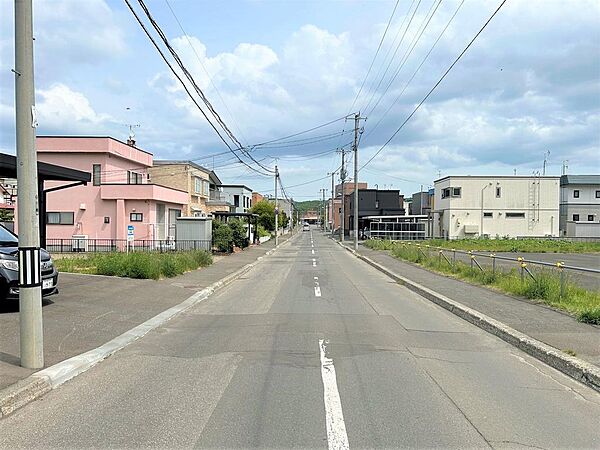 前面道路写真