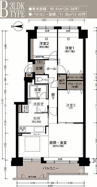 間取り：301000111628