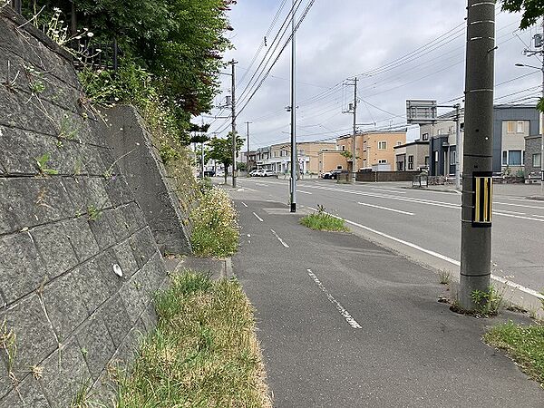 現地前面道路