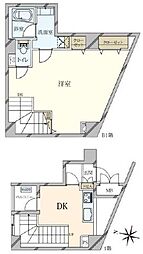 セーシェル恵比寿 1DKの間取図画像