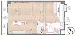 レクセルマンション西馬込 2LDKの間取図画像