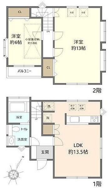 間取りを拡大表示