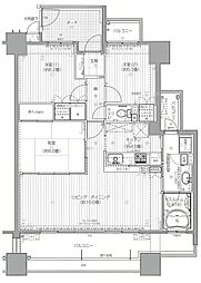 サーパス大橋平和台通 3LDKの間取図画像