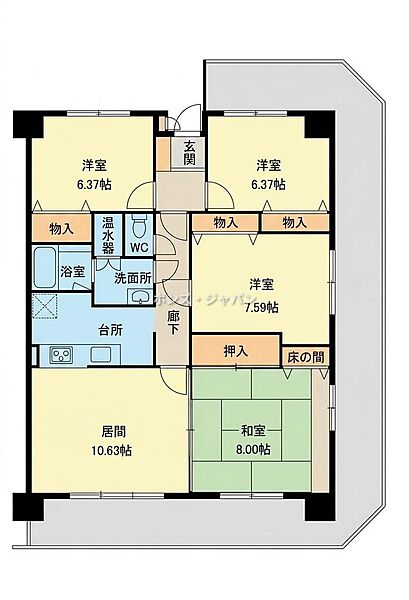 間取りを拡大表示