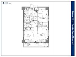 ミルーナヒルズ西日暮里 1SLDKの間取図画像