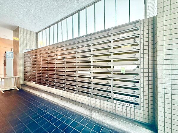 鍵付きのポストですので郵便物も安心です。防犯対策だけでなく、玄関回りをお洒落に演出するデザイン。