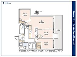 グランドシティータワー 3LDKの間取図画像