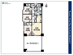 タウンシップ豊玉 3LDKの間取図画像