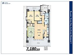 レクセルマンション亀有 3LDKの間取図画像