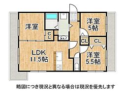間取図画像 3LDK
