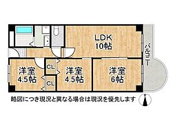 間取図画像 3LDK