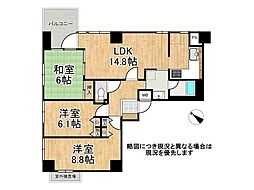 間取図画像 3LDK