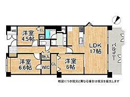 ポートピアプラザE棟 3LDKの間取図画像