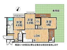 サンマンション魚崎 3LDKの間取図画像