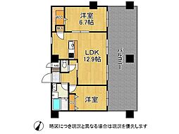 セントラルハイツ灘パート5 2LDKの間取図画像