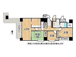 グランドメゾン三宮 3LDKの間取図画像