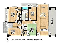 エヌヴィ西岡本レジデンス 4LDKの間取図画像