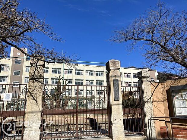 神戸市立雲中小学校 徒歩10分。 800m