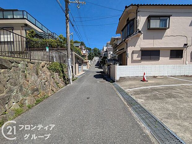 現前道の様子です