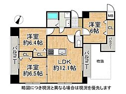 間取図画像 2SLDK