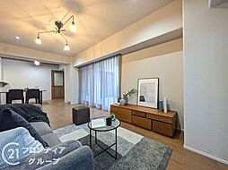 グラン・フェルティ本山　中古マンション 3LDKのリビング/ダイニング